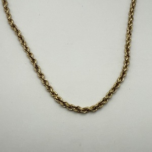 10k YELLOW GOLD ROPE CHAIN 7.6G 25.5'' LENGTH