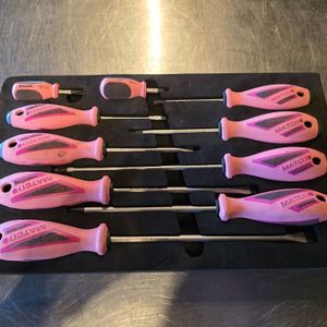 11144614 PINK 10PC SCREW DRIVER SET