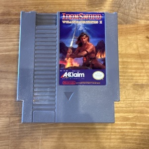 NES WIZARDS AND WARRIORS II IRON SWORD