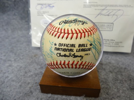 New York Mets 1984 Mets Signed baseball JSA Authenticated 