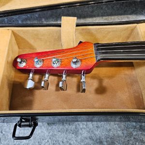 Yinfente Solid Maple Electric WITH GRAPHITE CASE AND BOW. 