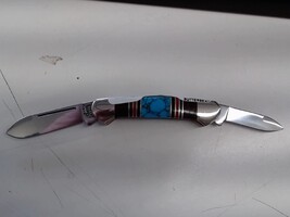 CASE 32132CV EXOTIC BUTTER BEAN TURQUOISE WOOD SCALES