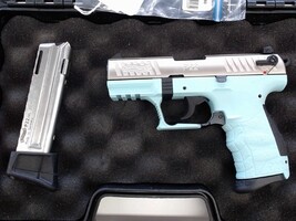 WALTHER P22 LIGHT BLUE BOX 2 10-RD MAGAZINES