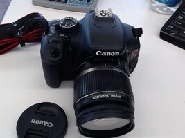 CANON  REBEL T3I WITH EFS 18-55 LENS AND SUNPAK ULTRA VIOLET FILTER