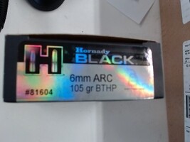 HORNADY 6MM ARC 105 GR BTHP