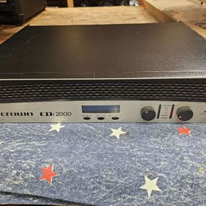 CROWN CDI 2000 AMPLIFIER
