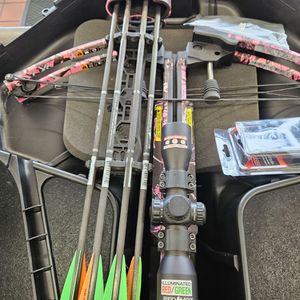 PARKER BOWS AMBUSHER CROSSBOW WITH CASE COCKING ROPE QUIVER AND ARROWS