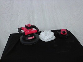  Craftsman 20v batter powered buffer w/ one battery and one charger and two buff