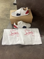 Christian Louboutin Elastikid Spikes Donna Flat Lace Up Tie Low Top Sneaker 38.5