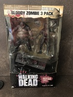 The Walking Dead Bloody Zombie 3 Pack McFarlane Toys