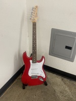 Nashville Guitar Works Strat Style Electric Guitar Rosewood/Red NGW-130RD