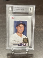 Fleer Authority 2001 #146 Mark Teixeira Beckett 9 Mint 
