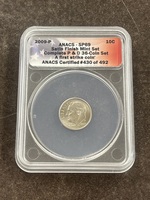 2009 P Roosevelt Dime Satin Finish ANACS SP69 First Strike