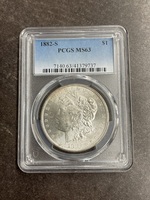 1882-S U.S.A. Silver Morgan Dollar PCGS MS 63
