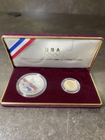 1988 Olympic Proof Silver & Gold Coin Set - US MINT