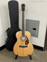 Fender PO-220E Acoustic-Electric Guitar with Fender Hard Case