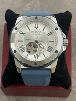 Bulova Marine Star Automatic Watch 98A225 Good Condition 