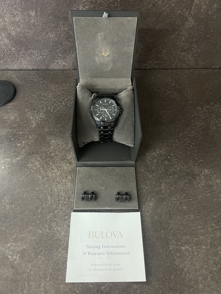 BULOVA Black IP CLASSIC Men's Watch - 98C121 (43mm) with Box | Imperial ...