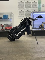Callaway Edge Iron Set w/3W & 5H/Titleist Driver/TaylorMade Bag in Good Con.