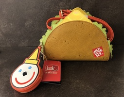Loungefly Jack in the Box Late Night Taco Crossbody Bag with Coin Bag