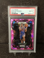 Marcus Sasser [Pink Ice] #174 2023 Panini Prizm PSA 10 GEM MT