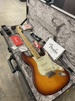 FENDER 2016 AMERICAN ELITE MAPLE STATOCASTER TOBACCO SUNBURST 