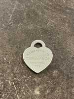 Tiffany & Co. Sterling Silver Medium Heart Tag Pendant Charm 925 – 5.4g