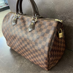 Louis Vuitton Speedy 35 - Damier Ebene Fair Condition With Lock/keys  