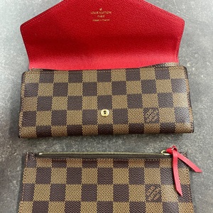 Louis Vuitton Josephine - Damier Ebene Wallet with C.C. Intials