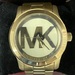 Michael Kors Women's Runway Gold-Tone Stainless Steel Watch MK-5473 45mm