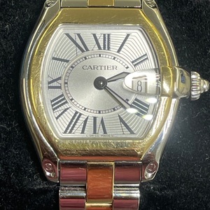 Cartier Roadster 2675 18k/Gold Womens 31mm Quartz Dead Battery apx 5 wrist. 