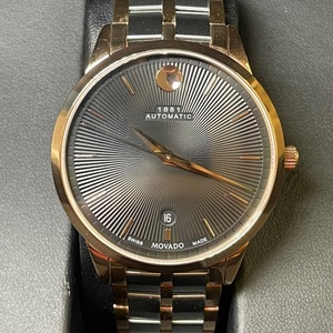 Movado 1881 Automatic 0607621 Watch Two-tone Rose Gold color/ Stainless 