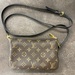 Louis Vuitton Double Zip Pochette – Monogram & Monogram Giant Reverse – Bag Only