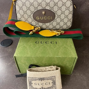 Gucci 476466 520981 Neo Vintage Camera Messenger Bag GG Coated Canvas
