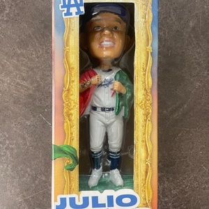 Julio Urías Los Angeles Dodgers 2021 Mexican Flag Bobblehead SGA in Box