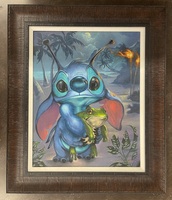 Jasmine Becket-Griffith “Stitch and His Froggy” LE Canvas #21/95 Signed COA
