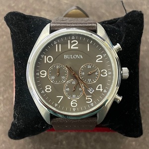 Bulova Men's Quartz Chronograph Brown Multi-Dial Classic Watch 44MM – 96B365