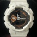 Casio G-Shock GMA-S110CW-7A2 White & Orange Watch 42mm