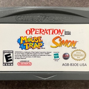 Mouse Trap / Operation / Simon for Nintendo GameBoy Advance - Cartridge Only
