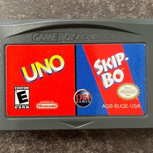 UNO Skip-Bo for Nintendo GameBoy Advance - Cartridge Only