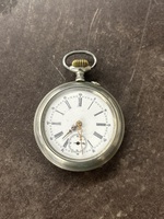 Open Face Advance Delay 12S Mechanical Pocket Watch