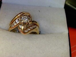Female Yellow Gold Select Ring > Sz:7 6.8g/14kt 