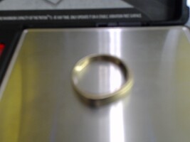 Yellow Gold Band Ring > 3.91g/10kt 