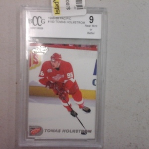 BCCG Graded 9 #193 Tomas Holmstrom 1999 Pacific