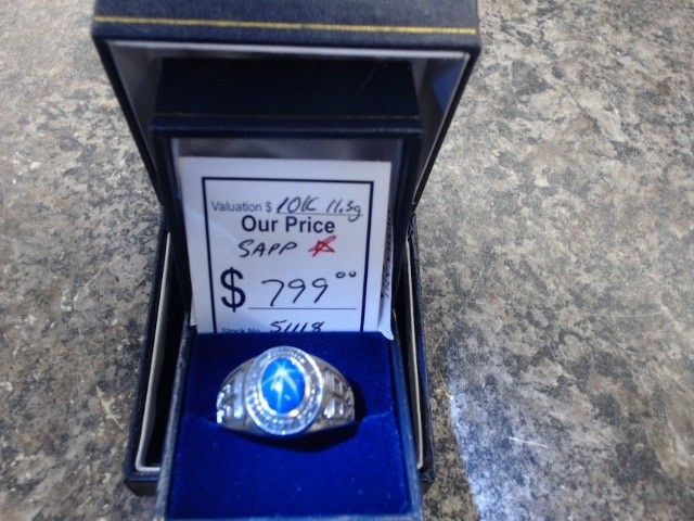 White Gold Class Ring Highland 