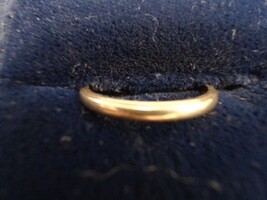 Yellow Gold Band Ring 1.56g/14kt 