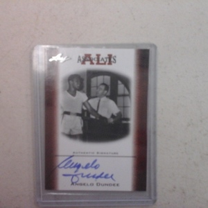 Ali Associates Angelo Dundee Authentic Signature