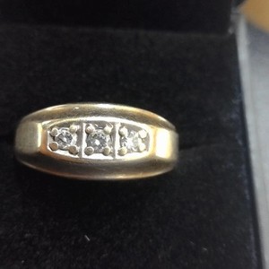 Yellow Gold Ring 3.84g/10kt size 22