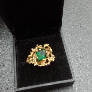 Yellow Gold Ring 5.52g/10kt  size 13