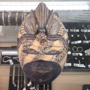 Wooden Display Masks